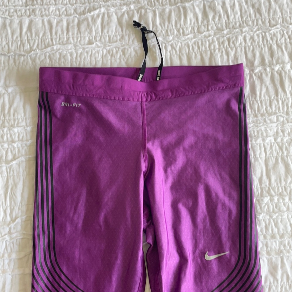 Nike purple capri leggings.